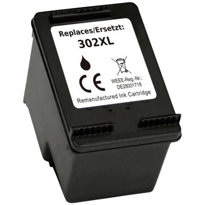Renkforce Inktcartridge vervangt HP 302XL, F6U68AE Compatibel Zwart RF-5633222