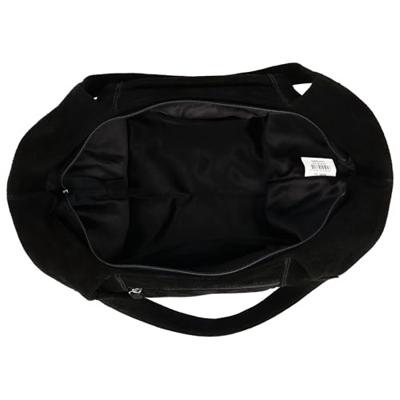 Hide & stitches brazos schoudertas suède-Black