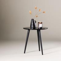Nohr Ronde Bijzettafel 'Zakia' 48cm, kleur Zwart - thumbnail