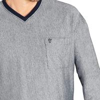 Verticaal gestreepte heren pyjama Hajo - thumbnail