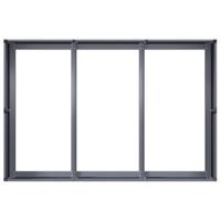 Plantenbak 120x80x40 cm staal antracietkleurig - thumbnail