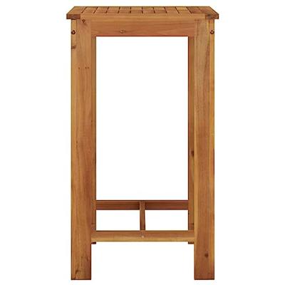 Tuinbartafel 60x60x105 cm massief acaciahout