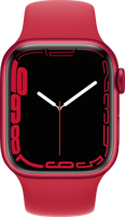 Refurbished Apple Watch Series 7 41mm Rood Licht gebruikt - thumbnail