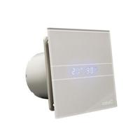 Badkamer Ventilator Cata E-100 GBTH Timer En Vochtsensor 100 mm 4W/8W Zilver - thumbnail