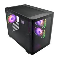 FSP Fortron POC0000242 Midi-tower Gaming-behuizing Zwart Zijvenster - thumbnail