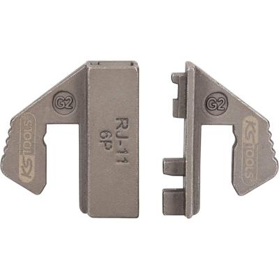 KS Tools 115.1423 Krimpinzet voor niet-afgeschermde we-stekkers 6P2K, 6P4K / RJ11, 6P6K / RJ12