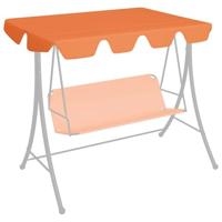 VidaXL Vervangingsluifel voor schommelbank 150/130x105/70 cm oranje - thumbnail