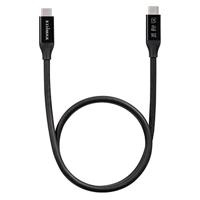 EDIMAX UC4-010TB V2 USB-kabel USB 4.0, Thunderbolt 3 USB-C stekker 1.00 m Zwart - thumbnail