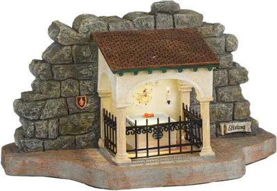 Rode schoentjes werkt op batterijen l22xb11xh12,5 cm Efteling kerst Luville - Luville