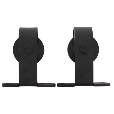 Intersteel Set van 2 hangrollen Basic Top 14cm - mat zwart