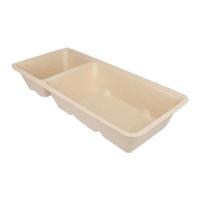 TakeAware Snackbakje a22 bagasse pfas-vrij (a9+saus) (500 stuks) - thumbnail