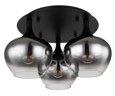 Globo Design plafondlampMaxy zwart 3-lichts - 15548-3D