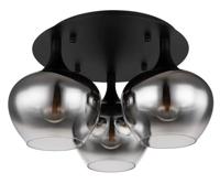 Globo Design plafondlampMaxy zwart 3-lichts - 15548-3D - thumbnail