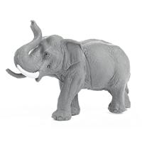 Animal World wilde dieren olifant/leeuw/tijger/gorilla/giraffe/nijlpaard - thumbnail