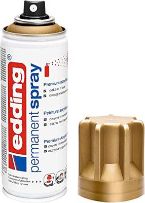 Edding Permanent Spray 5200, 200 ml, rijkgoud mat Edding Permanent Spray 5200, 200 ml, rijkgoud mat