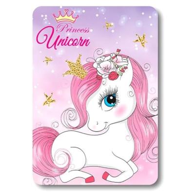 Unicorn fleece deke 100 x 140 cm