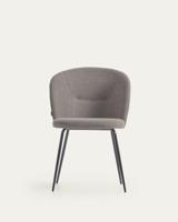 Kave Home Anoha eetkamerstoel Grijs - thumbnail