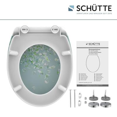 SCHÜTTE toiletbril met soft-close quick-release flower in the wind