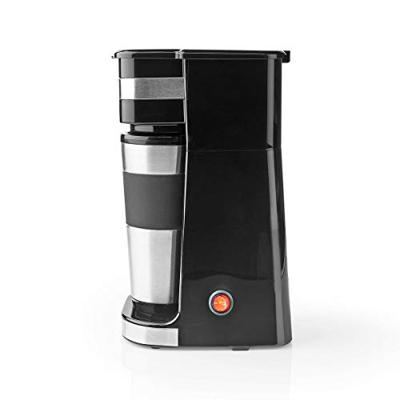 1-Kops Koffiezetapparaat | Dubbelwandige Reisbeker | 0,42 L | Zwart 1-Kops Koffiezetapparaat | Dubbelwandige Reisbeker | 0,42 L | Zwart