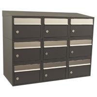 Stoer! Brickset 3-Breed, 3-Hoog Met Dak Antraciet - 40215065_3x3d - thumbnail