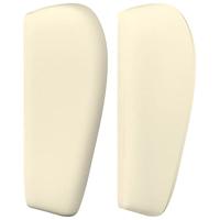 Hoofdbord met randen 163x23x78/88 cm kunstleer crèmekleurig - thumbnail