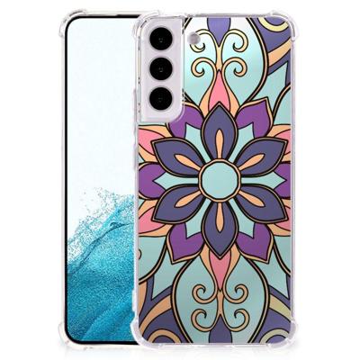 Samsung Galaxy S22 Plus Case Purple Flower Samsung Galaxy S22 Plus Case Purple Flower