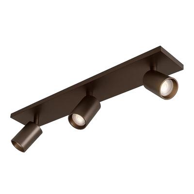 Highlight OpbouwspotMila 3-lichts recht choco - S7497.04