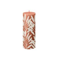 Bolsius Kaars 19x6,8 cm Roze Met Print - thumbnail