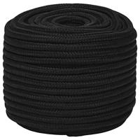 Werktouw 12 mm 250 m polyester zwart - thumbnail
