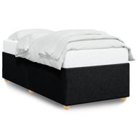 Bedframe zonder matras 80x200 cm stof zwart - thumbnail