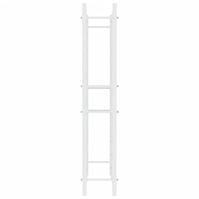 Wijnrek voor 72 flessen metaal wit