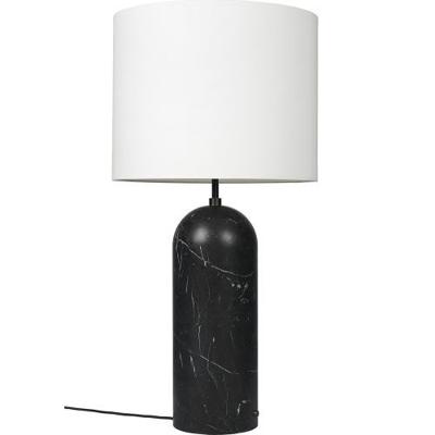 Gubi Gravity XL Low Vloerlamp - Zwart marmer & Wit Gubi Gravity XL Low Vloerlamp - Zwart marmer & Wit