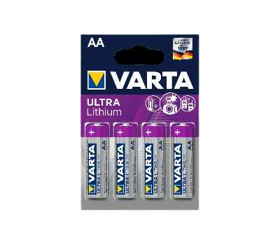 Batterij varta ultra lithium 4x aa Batterij varta ultra lithium 4x aa