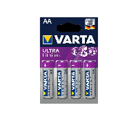 Batterij varta ultra lithium 4x aa - thumbnail