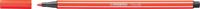 STABILO Pen 68, premium viltstift, lichtrood, per stuk - thumbnail