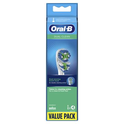 Huismerk Universele opzetborstels voor de Oral B Dual Clean - 4st