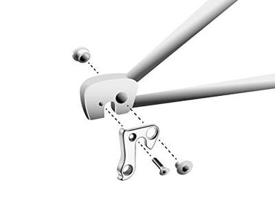 Union derailleurpad gh-128 met schroefset m8x0.75 +m4x0.7 - thumbnail