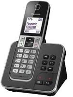 Draadloze telefoon Panasonic KX-TGD322 Wit Zwart Zwart/Gris - thumbnail