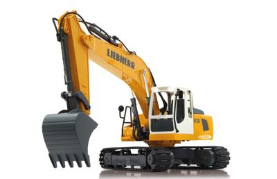 Jamara graafmachine RC Liebherr R936 2,4 GHz geel 1:20