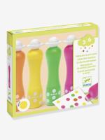 4 Dikke stippen stiften DJECO geel - thumbnail