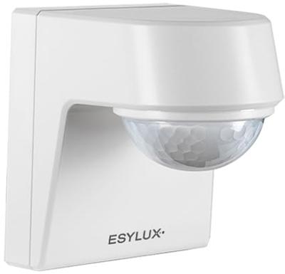 ESYLUX EM10025358 Bewegingsmelder Wand, Opbouw (op muur) 200 ° Wit IP55, IK07