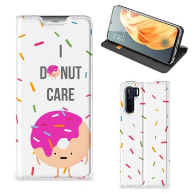 OPPO Reno3 | A91 | Flip Style Cover | Donut Roze OPPO Reno3 | A91 | Flip Style Cover | Donut Roze