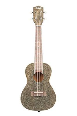 Kala KA-SPRK-GOLD Sparkle Series Stardust Gold concert ukelele met gigbag