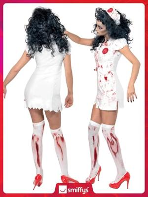 Zombie zuster halloween kostuum