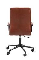 Bureaustoel 'Maria' PU-leder, kleur bruin - thumbnail