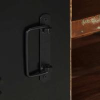 Tv-meubel 80x30x40 cm massief hout gerecycled - thumbnail