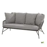 4SO Babilonia loungebank 2.5-zits mid grey - thumbnail