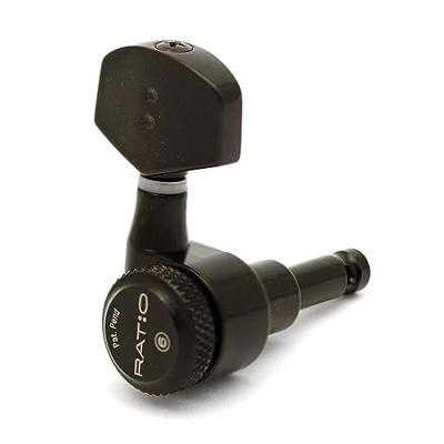 Graph Tech PRL-8311-B0 Ratio Electric locking stemmechanieken 3x3 met contemporary buttons zwart