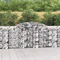 Schanskorven 25 st gewelfd 300x50x100/120 cm ijzer - thumbnail