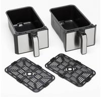 Kenwood Home Appliance HFM20.000MB Airfryer 8 l 1700 W Timerfunctie, Anti-aanbaklaag Zwart/zilver - thumbnail